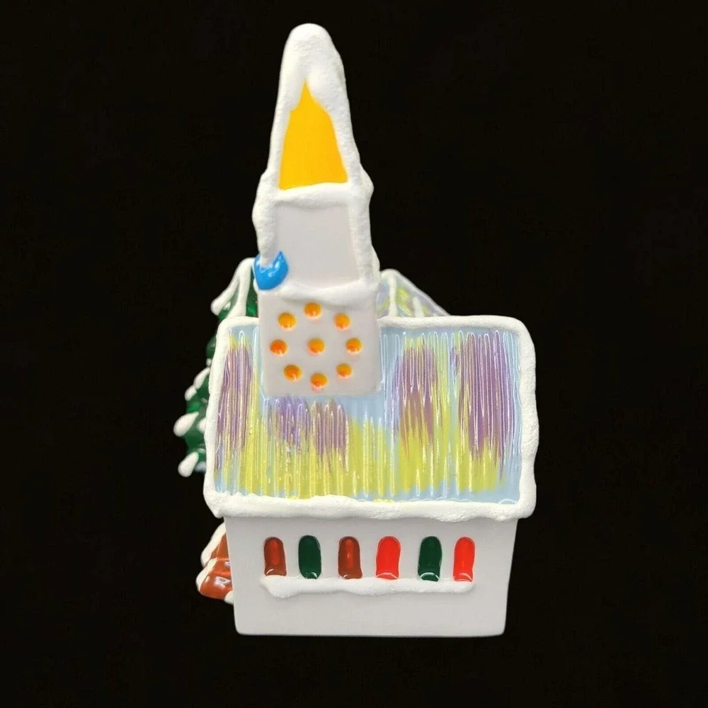 Department 56 Classic Ornament Steepled Church Ornament 1979 Snow Village Vtg